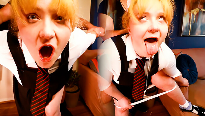 Shannon Heels' Intense Schoolgirl Seduction And Rough Sex