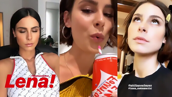 Lena Meyer Si Užívá Smyslné Sólové Sezení Venku.