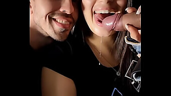 A Married Woman Passionately Kisses Her Husband'S Ejaculation, Inspired By Luana Kazaki And Arthur Urso