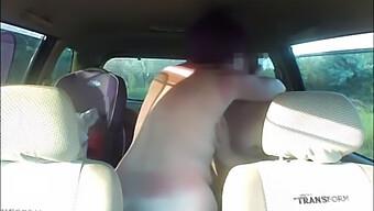 Amateur Married Couple Gets Naughty In Car