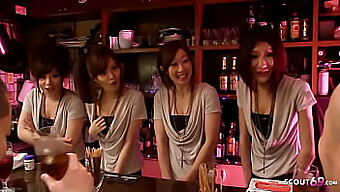 Japanese Club Orgy Featuring Young And Skinny Asian Swingers