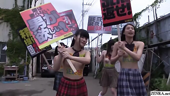 Japanese Schoolgirls Assert Dominance In The Future With Explicit Content