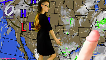 Adalynnx Presents A Steamy Encounter With A Busty Weather Forecaster