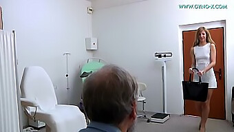 Young College Student Visits A Gynecologist For A Checkup