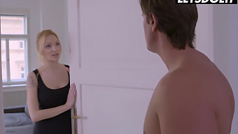 Belle Clair, A Stunning Beauty From The Czech Republic, Gives A Blowjob And Has Anal Sex With An Unknown Man In A Foreign Land.