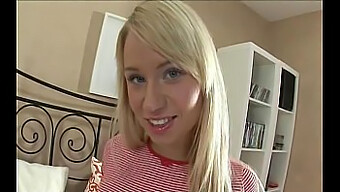 Young Russian With Blonde Hair Enjoys Anal Sex