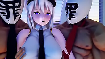 Hentai Video Featuring Azurlane'S Oral Skills And Big Natural Tits