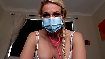 Milky Mom In Latex Gloves: A Fetish-Filled Pov Experience With A Doctor