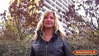 Blonde Milf Fingered In Reality-Style Street Pickup