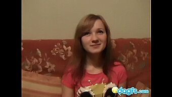 Petite Russian Teen Gets Lessons In Oral Pleasure