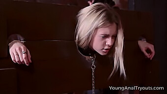 Amateur Teen Anal Audition - Blonde Babe Explores The Depths Of A Dungeon