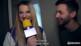 Celina Davis, Deutsche Blonde Pornodarstellerin, Überrascht Fanboy Mit Oralsex Und Vaginalsex