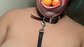 Saggy Tits And Big Mouthful In Humiliation Play