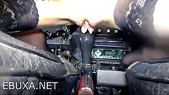 A Girl Fucking A Gearshift